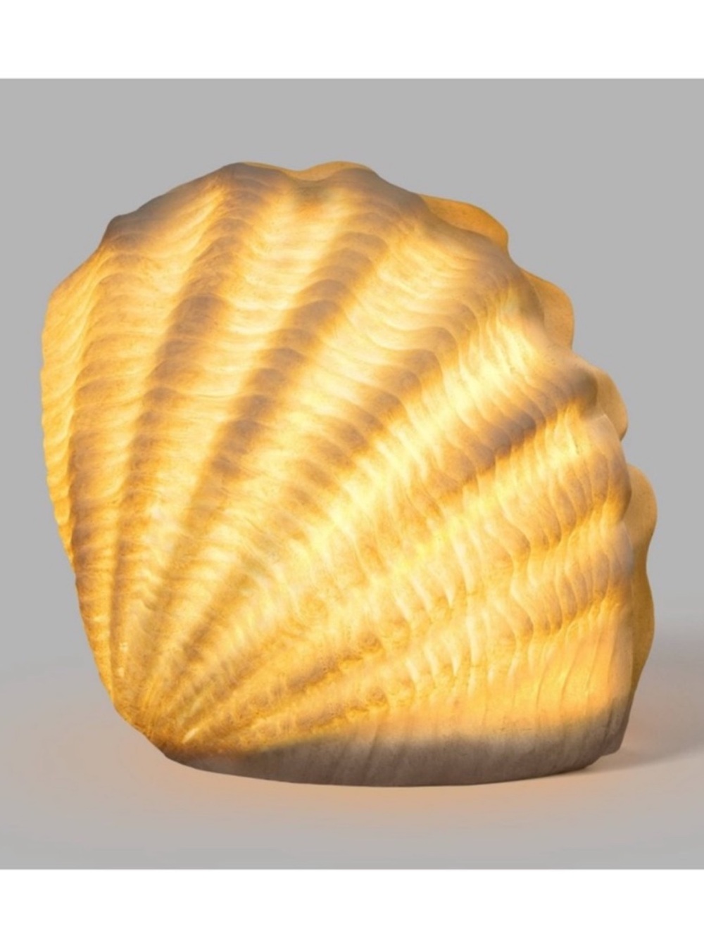 Studio McGee Threshold Clam lamp rechargeable - patio, outdoor, beach